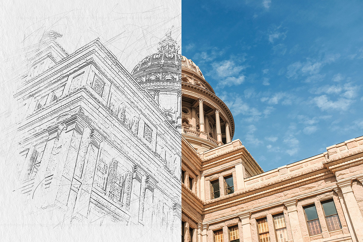 Pencil Sketch Art Photoshop Mockup, an Action Add-On by INTENTFX (Photo 15 of 22)