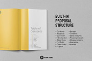 Minimal Proposal Canva InDesign, a Brochure Template by ID Vision Studio (Thumbnail 4 of 16)