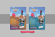 Travel flyer or travel poster bundle, a Flyer Template by Pavel_design (Thumbnail 5 of 11)