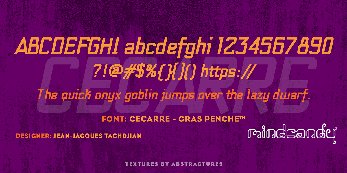 Cecarre™, a Sans Serif Font by MINDCANDY (Photo 4 of 4)