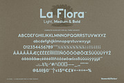 La Flora, a Sans Serif Font by Komet & Flicker (Thumbnail 15 of 15)