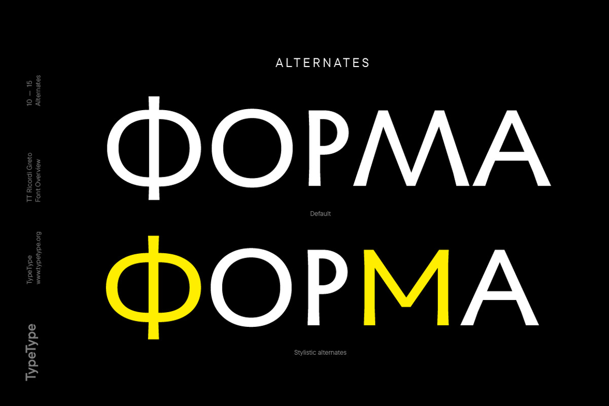 TT Ricordi Greto, a Sans Serif Font by TypeType (Photo 10 of 15)