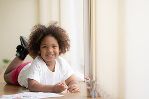 Happy girls are painting featuring art, drawing, and artist