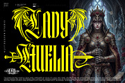 Mortal Blade Typeface, a Blackletter Font by alit design (Thumbnail 18 of 20)