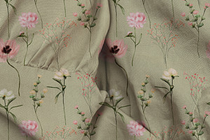 Meadow, Luxury Floral Pattern