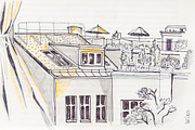 City Sketches 1, an Illustration by natsa (Thumbnail 1 of 4)