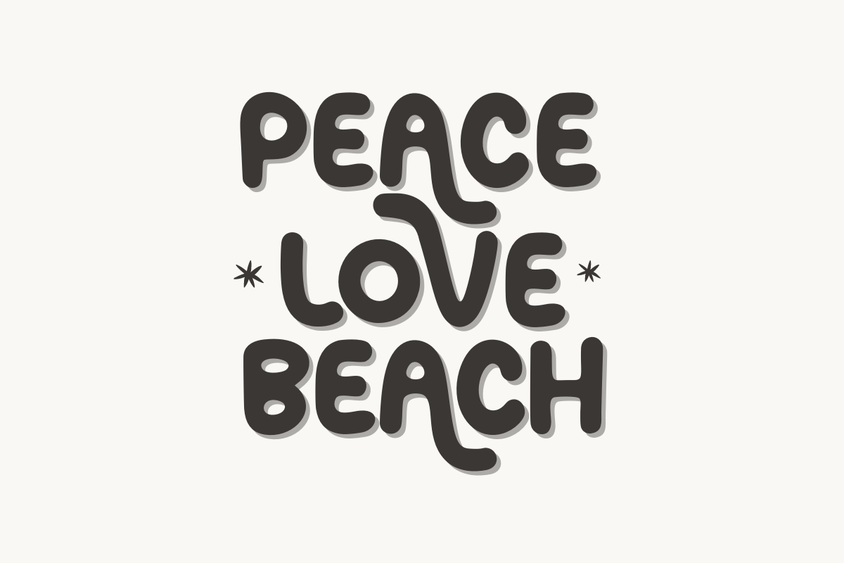 Surfing Beach Duo, a Handwritten Font by SaktiAvellin (Photo 2 of 10)