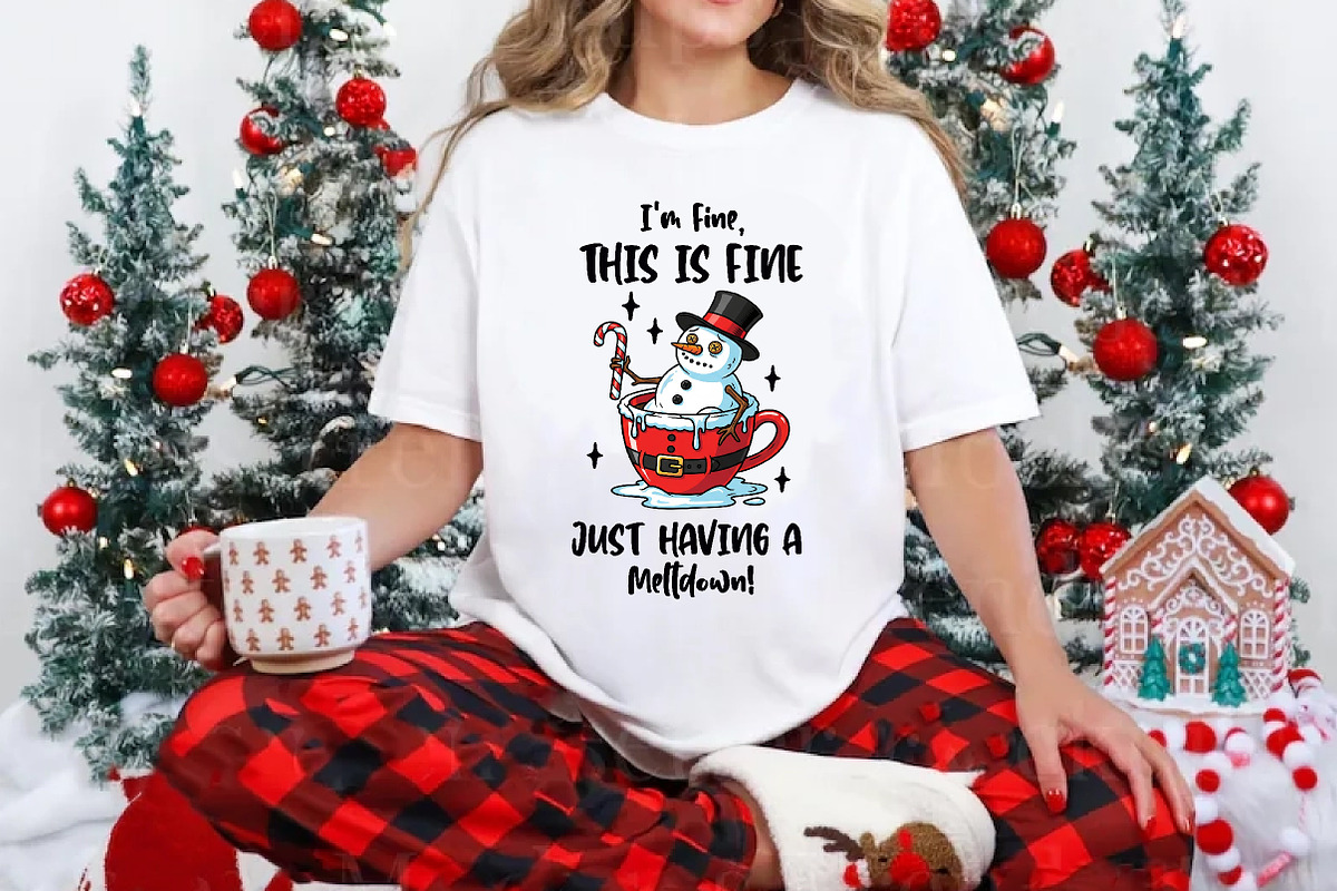 Funny Christmas Sarcastic Snowman Pn, an Illustration by CreationArt (Photo 2 of 4)