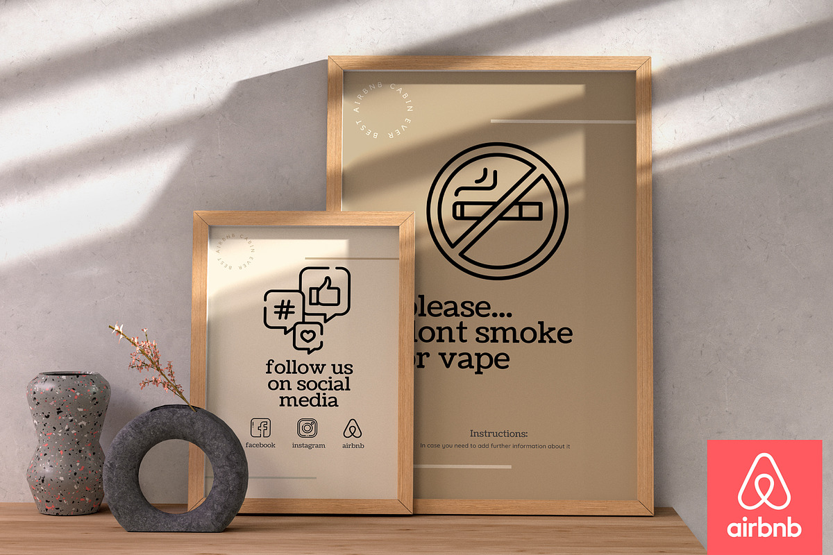 Airbnb Guest Book Canva template, a Templates & Theme by DeLaGranSiete (Photo 9 of 10)
