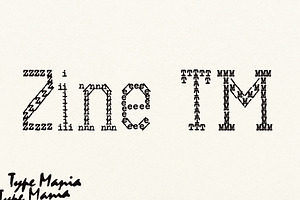 Zine TM Creative Typewriter Font