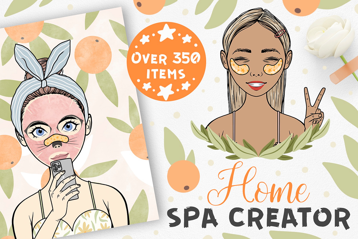 Home Spa Creator, an Object Illustration by Alina Sh (Photo 1 of 12)