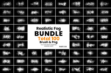 100 Realistic Fog Brush And Png, a Brush Add-On by MRI STUDIO
