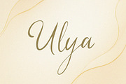 Ulya Elegant Script Font, a Script Font by NTC Graphic (Thumbnail 1 of 8)