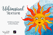 Whimsical Texture for Procreate, a Brush Add-On by Sofydoll Designs (Thumbnail 1 of 7)