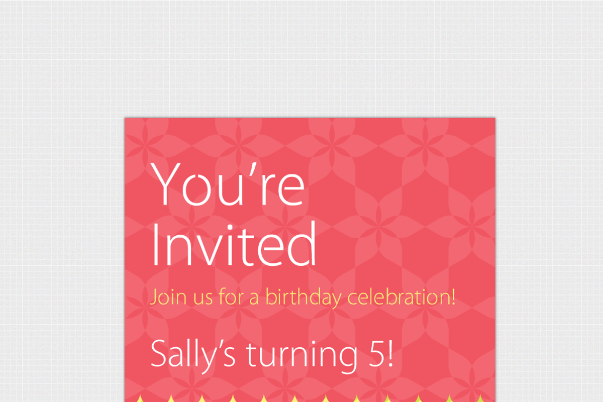 Birthday Invite Pack for Web & Print, an Invitation Template by Pixelated Pencils (Photo 2 of 4)