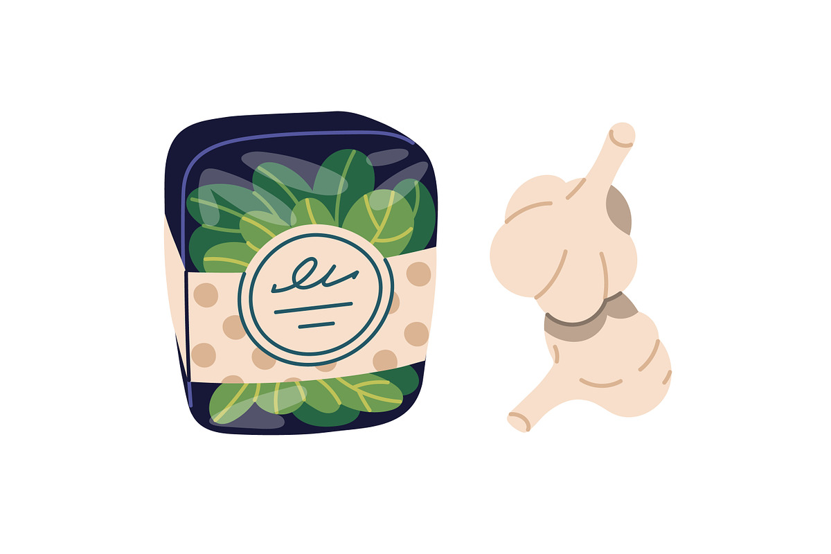 Healthy groceries, vegetables set, a Food Illustration by Good Studio (Photo 6 of 6)