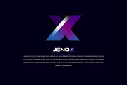X letter logo-jenox modern logo, a Branding & Logo Template by Zsstudio (Thumbnail 1 of 2)