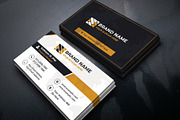 Monochrome Business Card PSD, a Business Card Template by Mohammad Sarfaraz (Thumbnail 1 of 7)