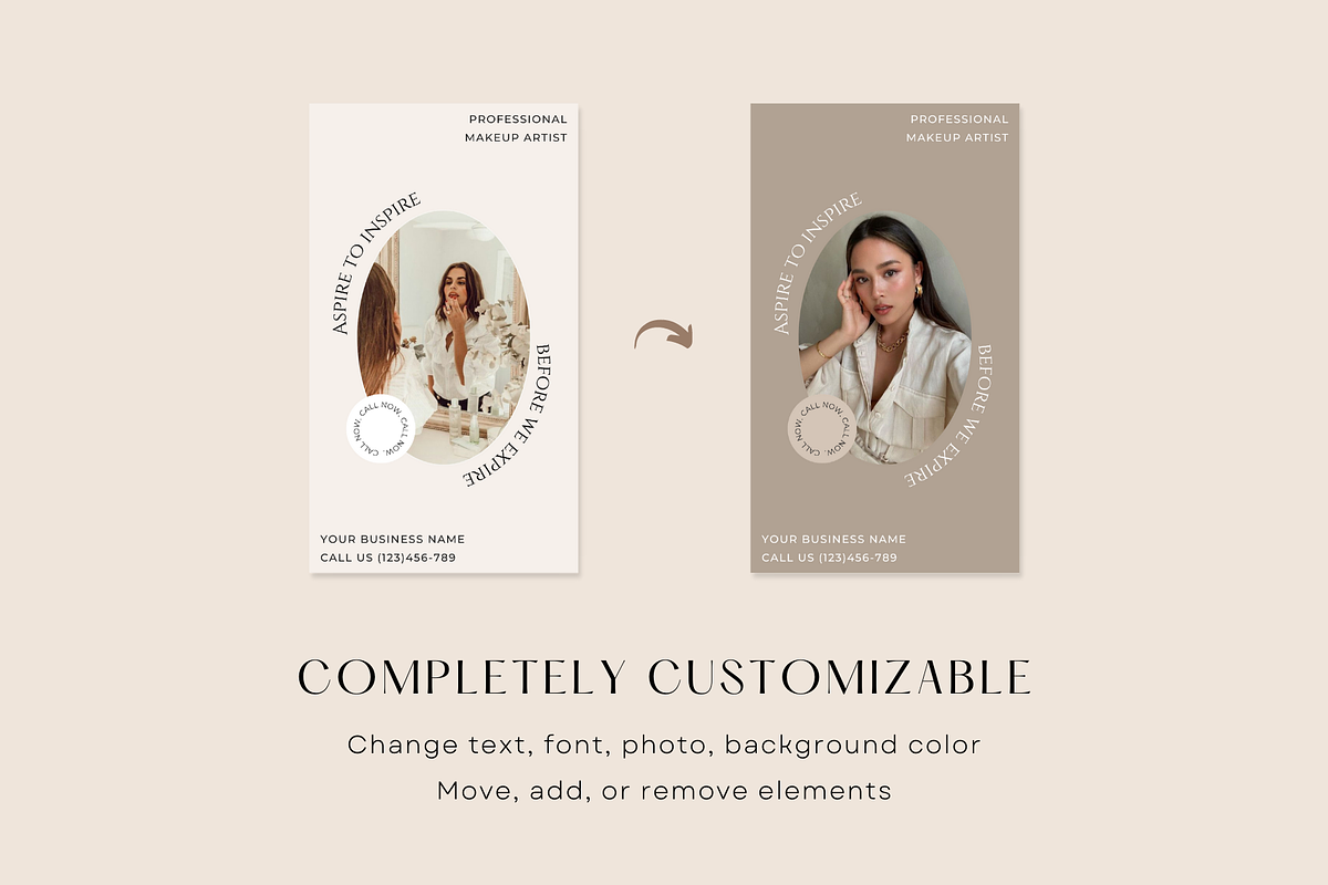 Makeup Artist Instagram Templates, a Social Media Template by ShopRShop