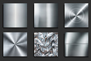 Silver Metallic Textures Background, a Background Graphic by protabsorkar11 (Thumbnail 3 of 4)