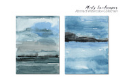 Misty Watercolor Landscapes, a Background Graphic by Marmoris.Arts (Thumbnail 12 of 18)