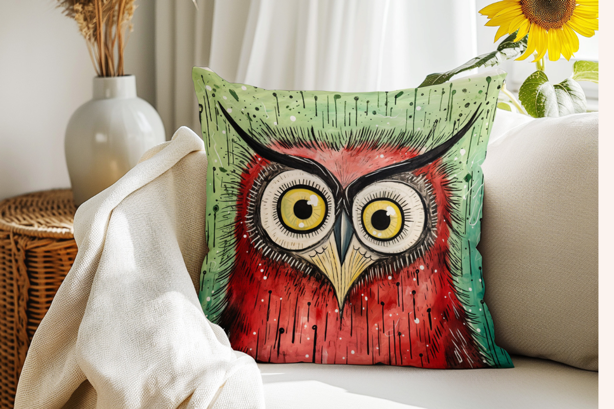 Mixed Media Abstract Winter Animals, an Animal Illustration by PrintHaven Designs (Photo 9 of 9)