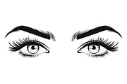 Vector Women's Eye., an Object Graphic by Gomolach (Thumbnail 10 of 18)