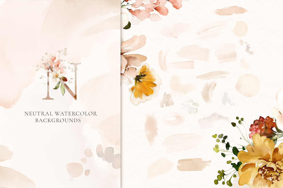 Watercolor Garden Flowers, a Decorative Illustration by Lisima (Photo 22 of 25)