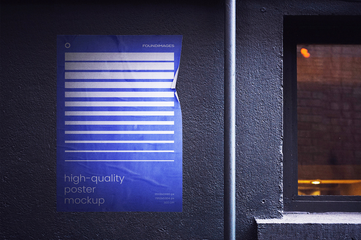 Urban Poster Mockup Template Bundle, an Advertising Mockup by FoundImages (Photo 46 of 52)