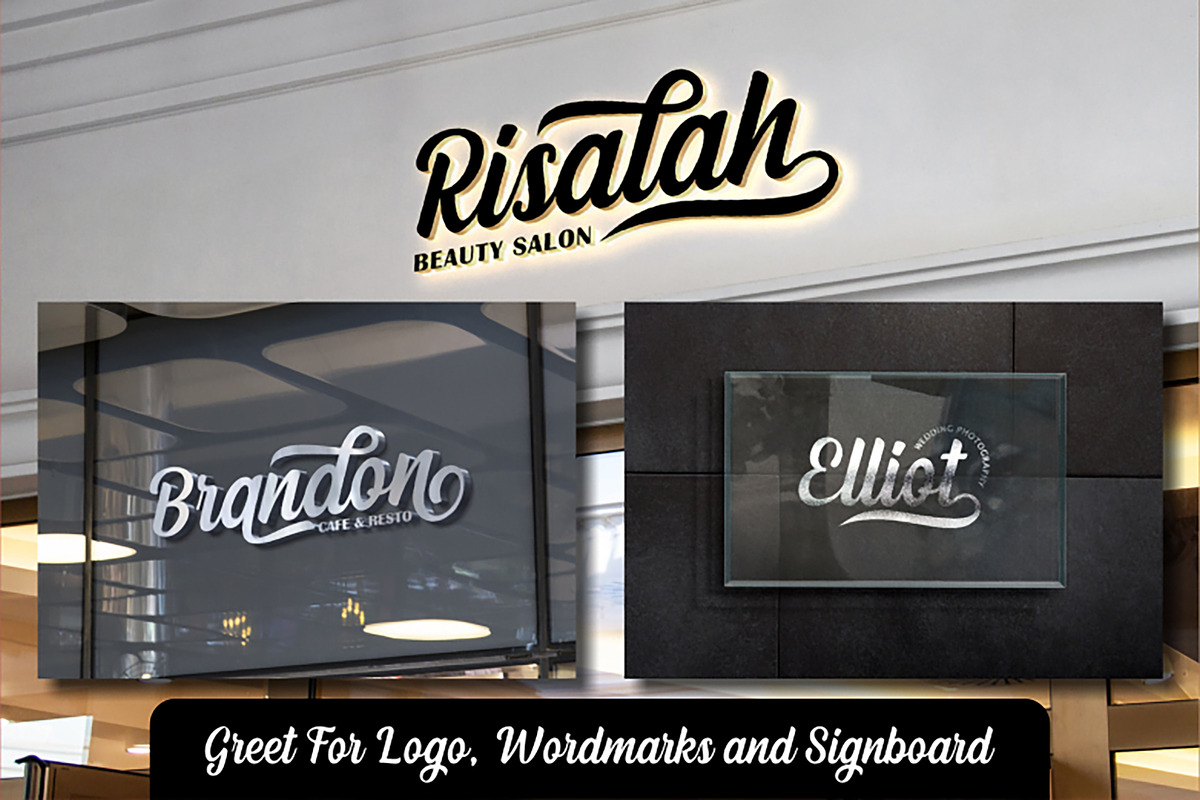Dephiana – Elegant Script Typeface, a Script Font by NURF Designs (Photo 4 of 4)