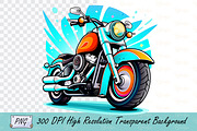 Stylish Drift Motorcycle PNG File, a Transportation Illustration by Ghagra (Thumbnail 1 of 3)