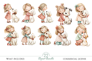 Friendship Animal Clip Art, an Illustration by MockupWizard (Thumbnail 2 of 5)