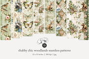 70 vintage woodlands repeat pattern, a Pattern Graphic by Poppy Lane Studio (Thumbnail 1 of 10)