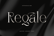 Regale - Lavish Luxury Font, a Serif Font by Sensatype (Thumbnail 1 of 12)