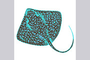 Stingray fish illustrations, pattern, an Animal Illustration by OKart.studio (Thumbnail 3 of 8)