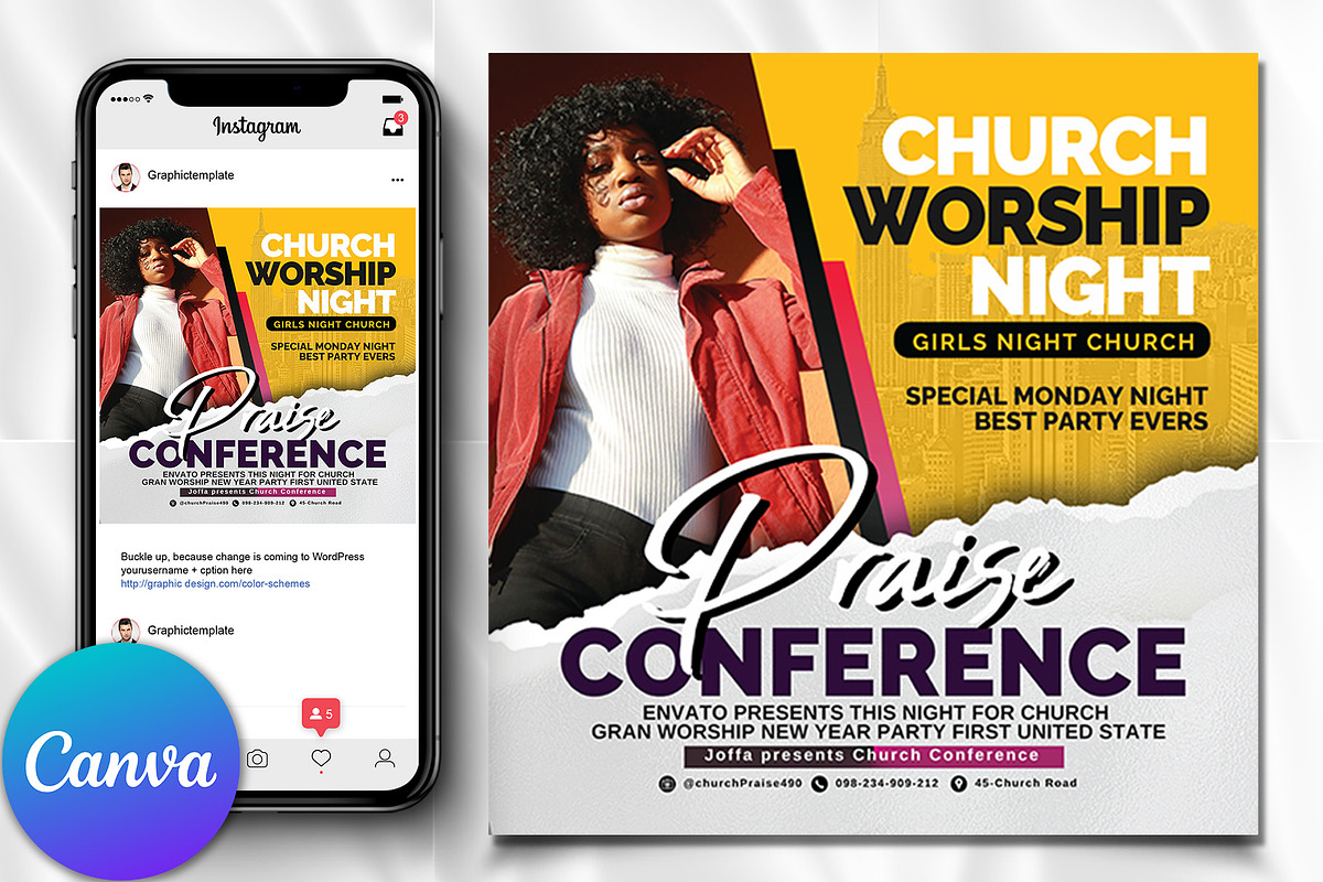 Church Canva Flyer
