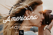 Americana ACR Photoshop Presets, an Action Add-On by FilterAtelier (Thumbnail 1 of 14)
