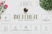 [Spring Vibes] 40 Boutique Logos-66%, a Branding & Logo Template by VP Fonts (Thumbnail 1 of 12)