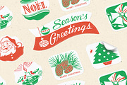 Retro Christmas Design Kit, a Seasonal Illustration by Retro Machine (Thumbnail 9 of 17)
