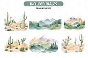 Watercolor Dinosaur Adventure Set, an Illustration by TatiMockup (Thumbnail 4 of 7)