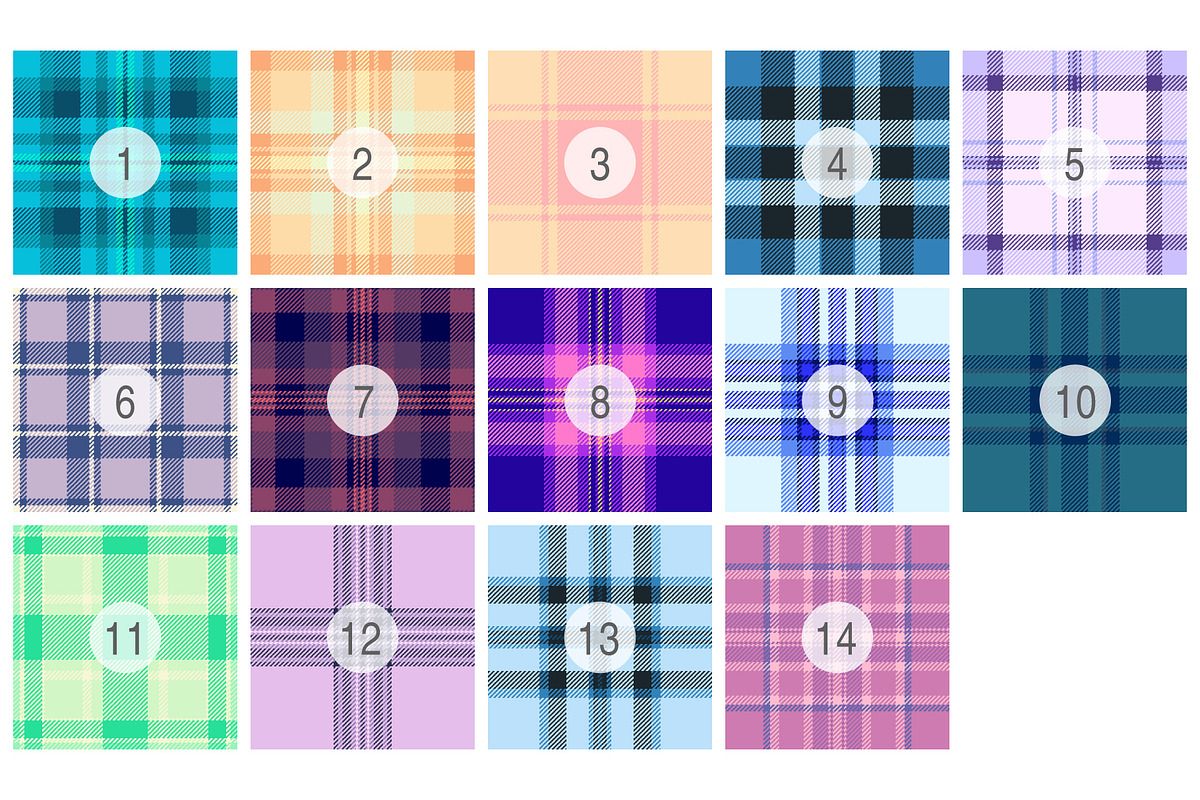 #209 One Tone Plaids, a Pattern Graphic by Plaid4You (Photo 2 of 5)