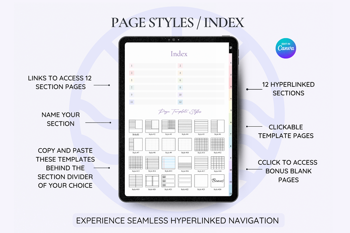 Digital Notebook Planner for Notes preview 2