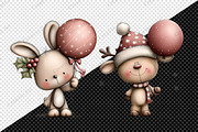 Christmas Animals With Balloon, an Illustration by Creative Art (Thumbnail 8 of 10)