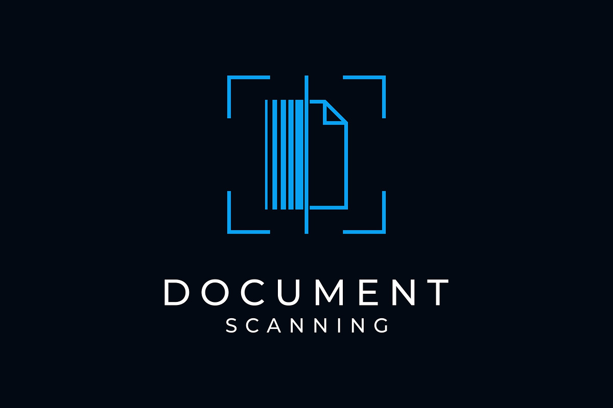 Document Scanning Logo, a Branding & Logo Template by sore.studios