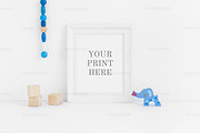 Nursery frame mock up 8x10 16x20 4:5, a Print Template by Grace White (Thumbnail 2 of 4)