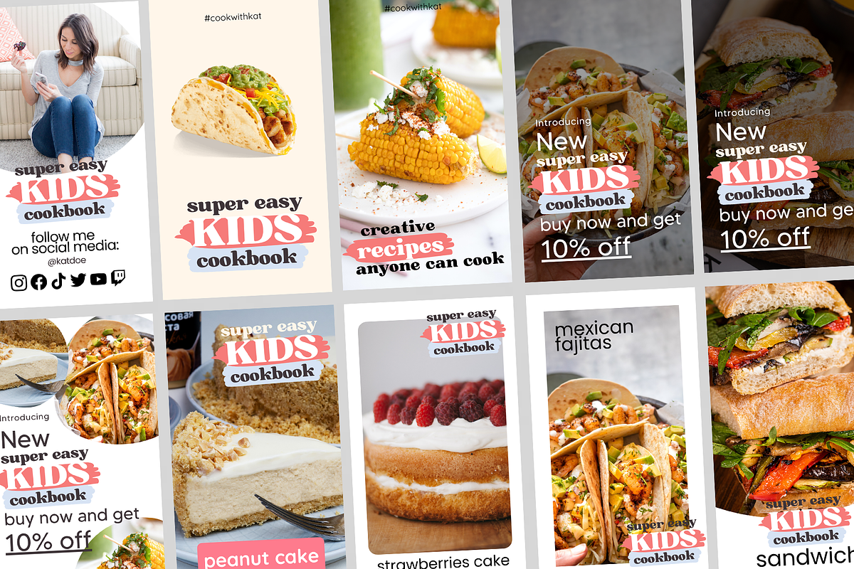 Canva Kids Recipes Cookbook Template, a Magazine Template by DeLaGranSiete (Photo 10 of 10)