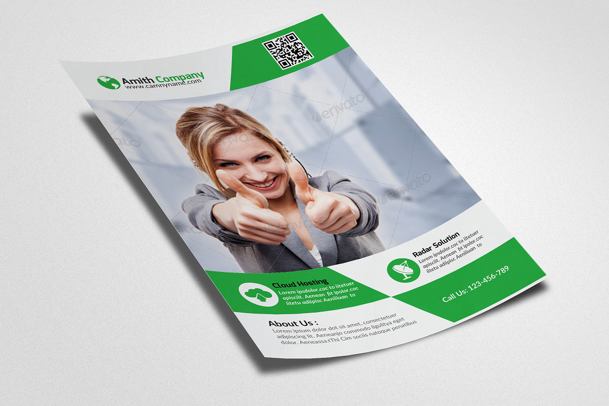 Business Flyer Psd Template, a Flyer Template by Psd Templates (Photo 2 of 3)