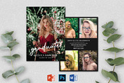 Graduation Announcement Template, a Card Template by Designscozy (Thumbnail 3 of 5)