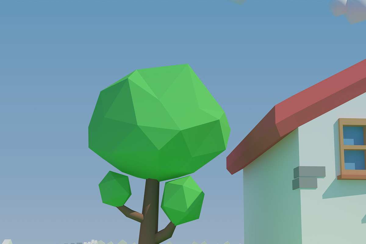 Low Poly House, an Architecture 3D Model by XYZ Space (Photo 5 of 13)