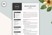 Professional CV Resume Template, a Resume Template by GResume (Thumbnail 2 of 7)